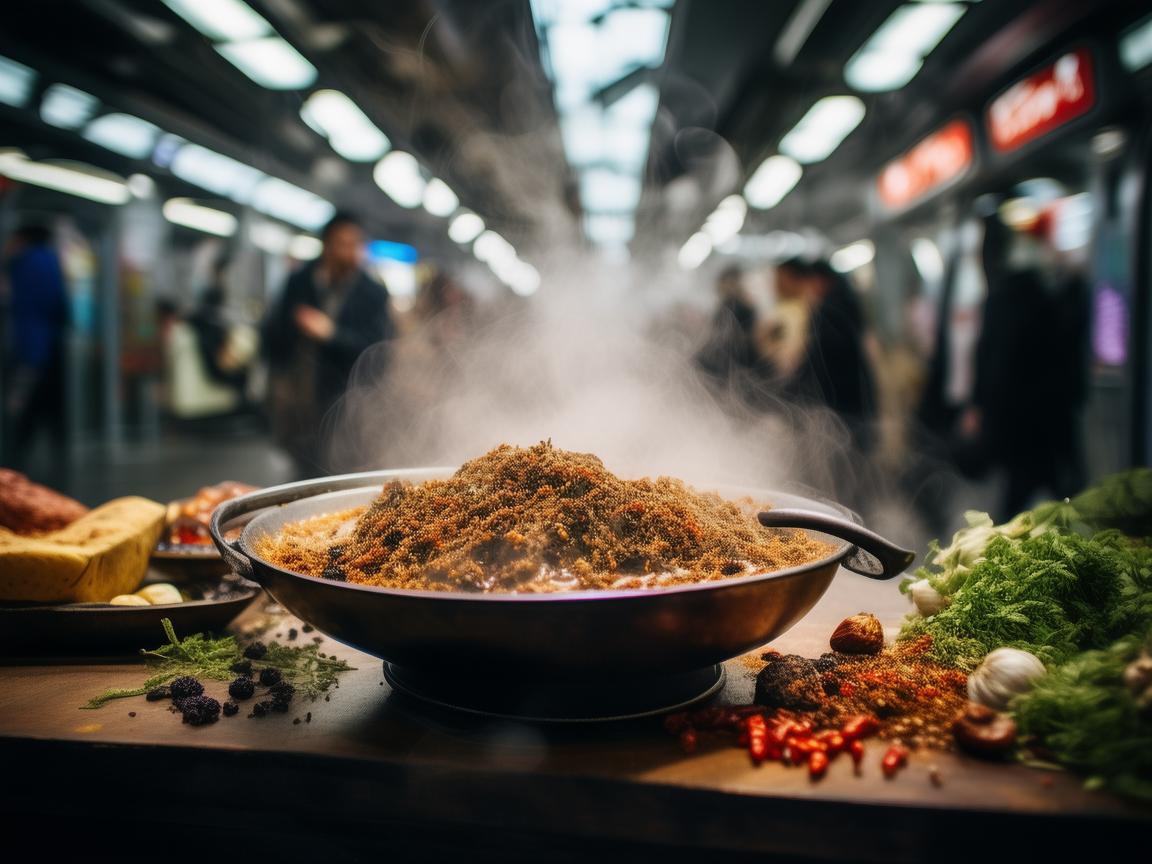 地铁里的味觉奇遇，邂逅干嚼火锅底料的异国友人