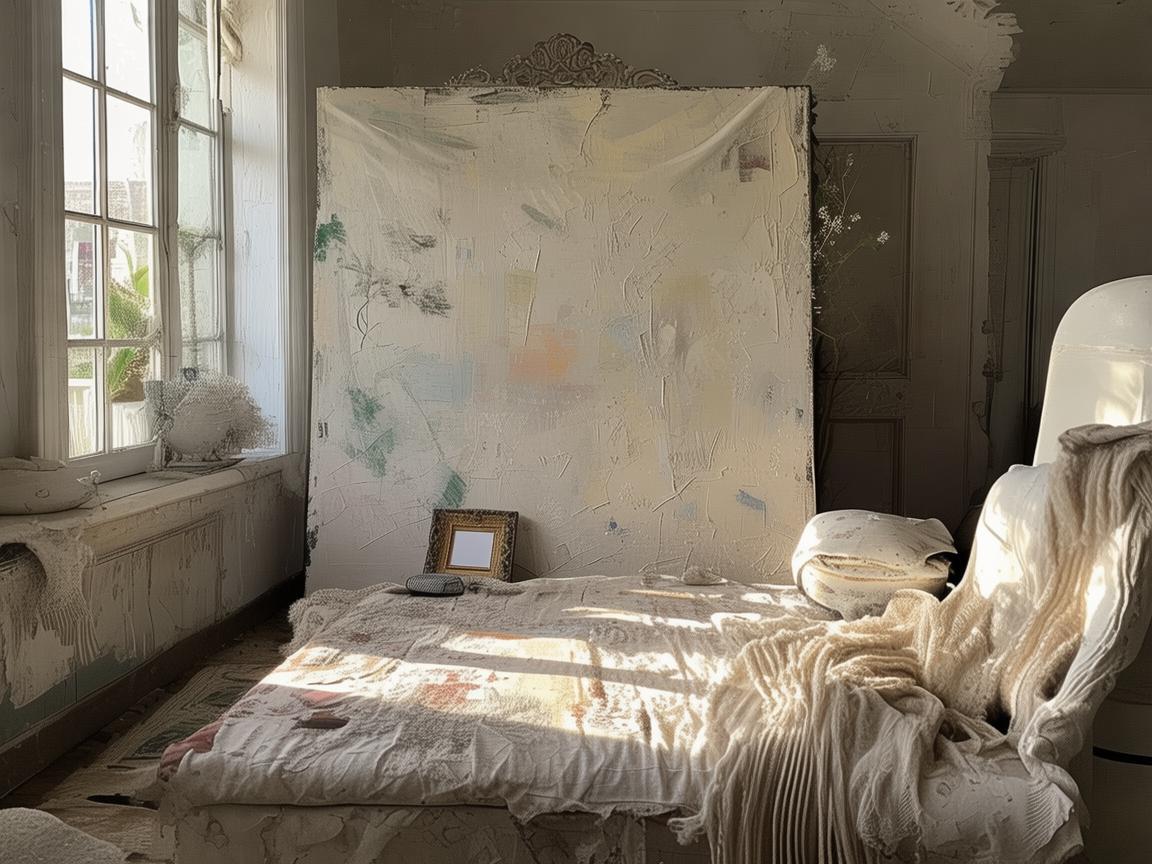 画布上的温暖篇章，母女共绘生活之小小翻译官