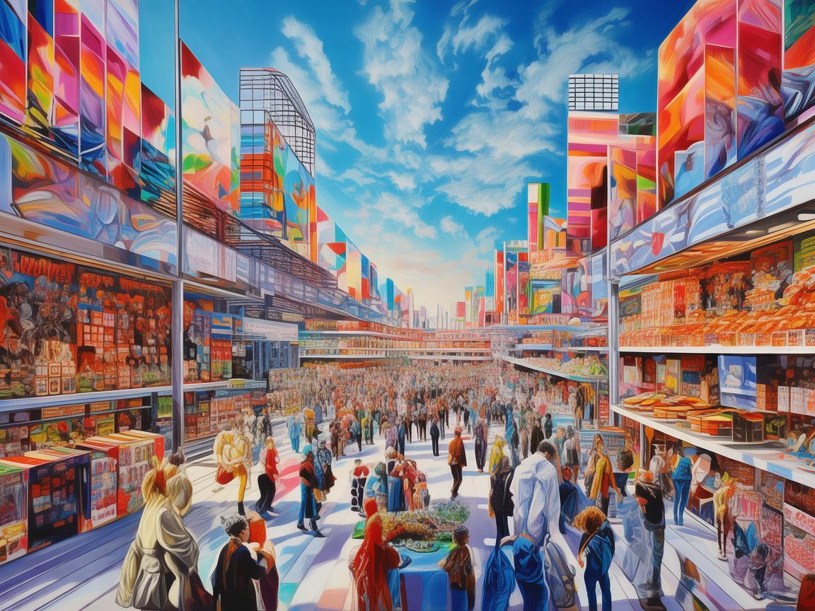 数字绘梦，第八届进博会之油画印象