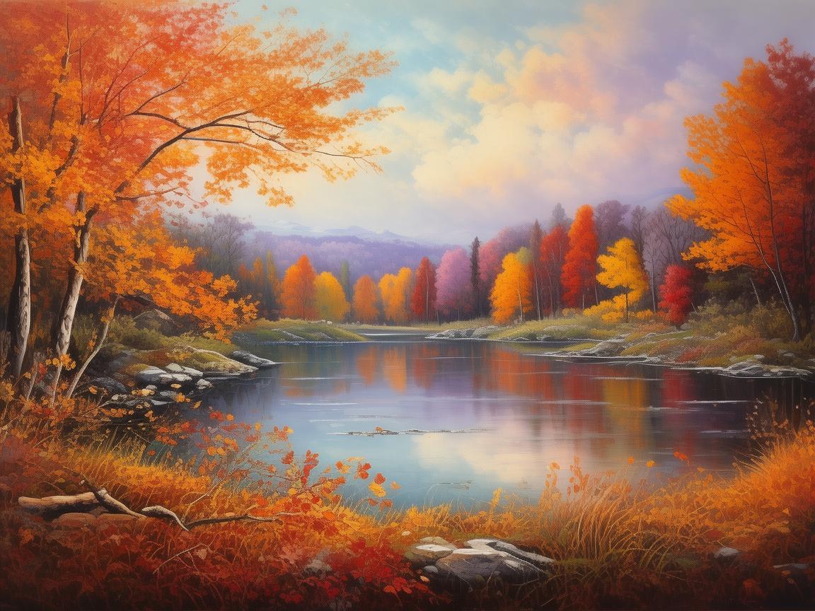 九月早立冬,油画中的季节交响曲 九月早立冬,油画中的季节交响曲